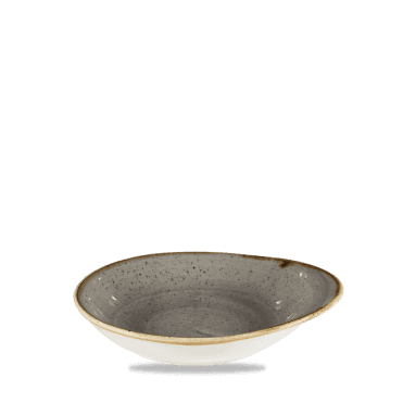 Stonecast Grey Round Dish 7 2/8X6.5" | Box of 12