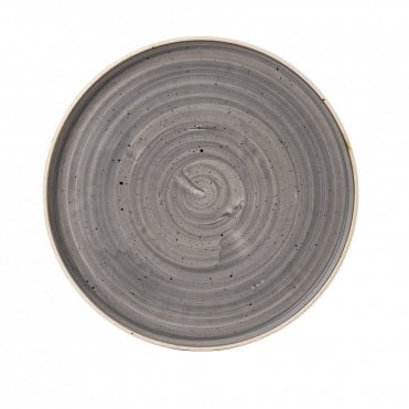 Stonecast Grey Walled Plate 11" | Box of 6