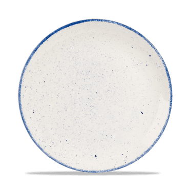 Stonecast Hints Indigo Evolve Coupe Plate 10 1/4" | Box of 12