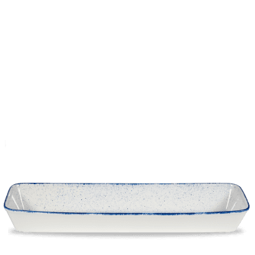 Stonecast Hints Indigo Rectangle Baking Dish 21X6.5X2.5 | Box of 2