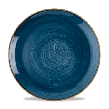 Stonecast Java Blue Evolve Coupe Plate 11.25" | Box of 12
