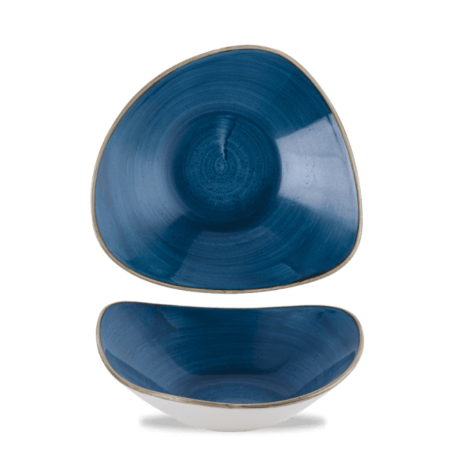 Churchill Stonecast Java Blue Lotus Bowl 9