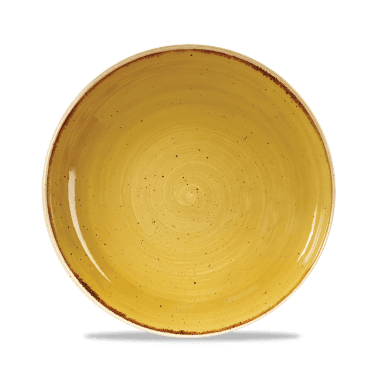 Stonecast Mustard Evolve Coupe Bowl 24.8cm | Box of 12