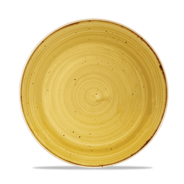 Stonecast Mustard Evolve Coupe Plate 21.7cm | Box of 12