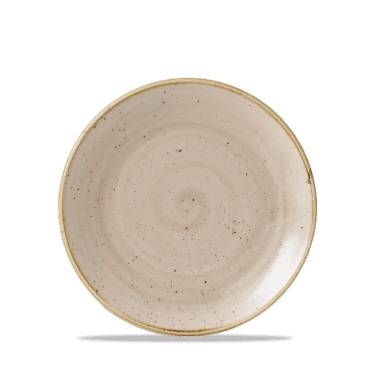 Stonecast Nutmeg Cream Evolve Coupe Plate 6.5" | Box of 12