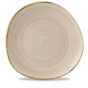 Stonecast Nutmeg Cream Round Trace Plate 28.6cm | Box of 12