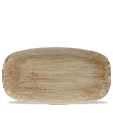 Stonecast Patina Antique Taupe Chefs Oblong Plate 13 7/8X7 3/8" | Box of 6