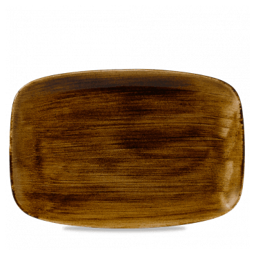 Stonecast Patina Antique Taupe Oblong Chefs Plate 13 1/2" X 9 1/4" | Box of 6