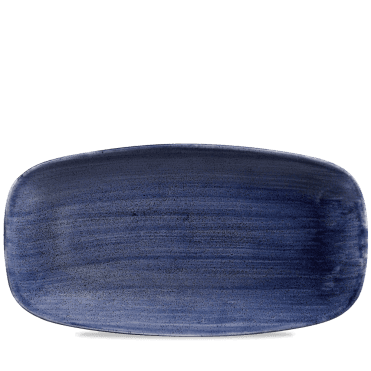 Stonecast Patina Cobalt Blue Chefs Oblong Plate 13 7/8X7 3/8" | Box of 6