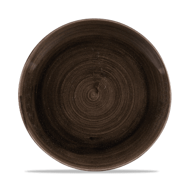 Stonecast Patina Iron Black Evolve Coupe Plate 10.25" | Box of 12