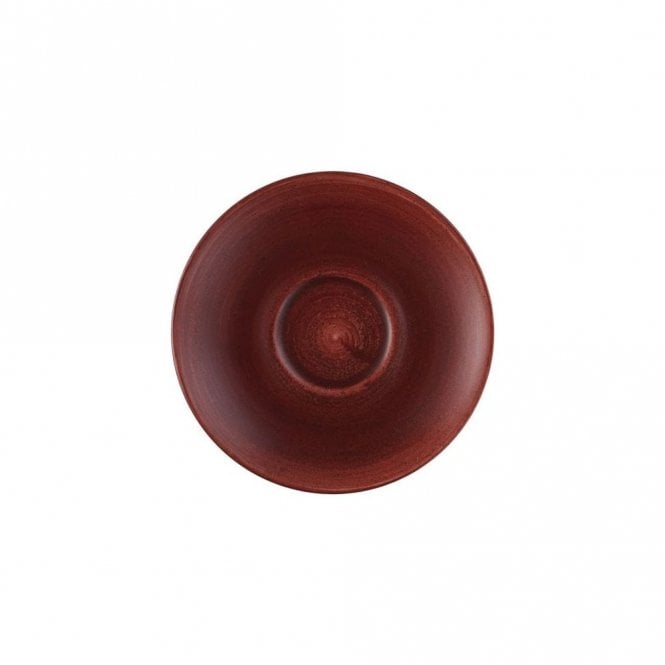 Churchill Stonecast Patina Red Rust Cappuccino Saucer 6.25