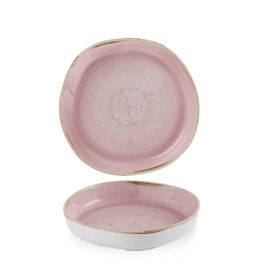 Stonecast Petal Pink Organic Walled Bowl 9 1/4" | Box of 6