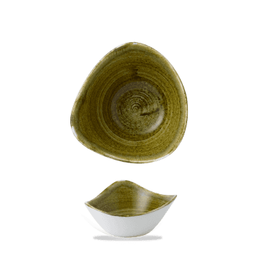 Stonecast Plume Olive Lotus Bowl 6" | Box of 12