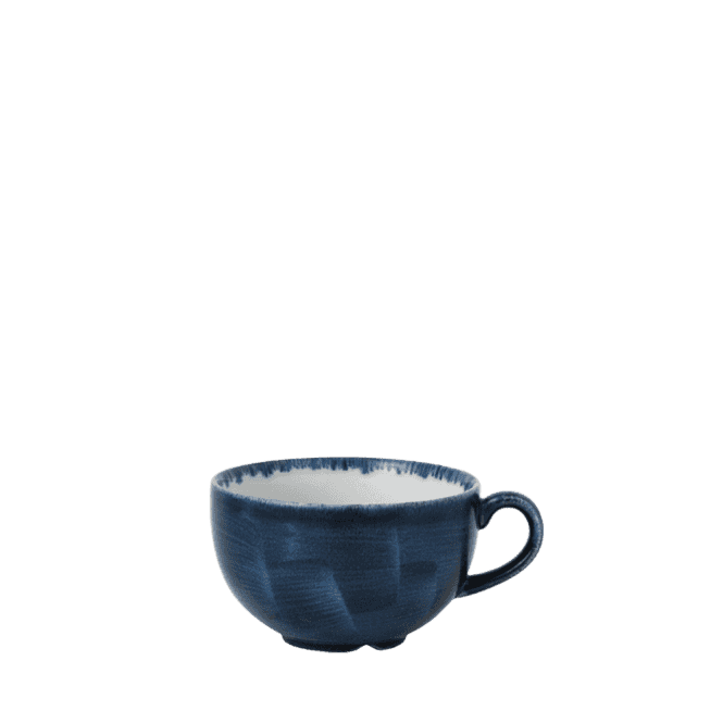 Churchill Stonecast Plume Ultramarine Cappuccino Cup 12oz | Box of 12