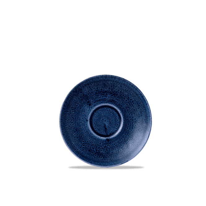 Churchill Stonecast Plume Ultramarine Cappuccino Saucer 6.25