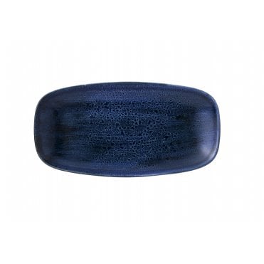 Stonecast Plume Ultramarine Chefs Oblong Plate 11 3/4X6" | Box of 12
