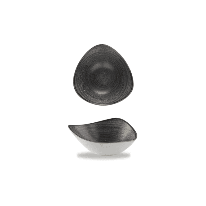 Churchill Stonecast Raw Black Lotus Bowl 7