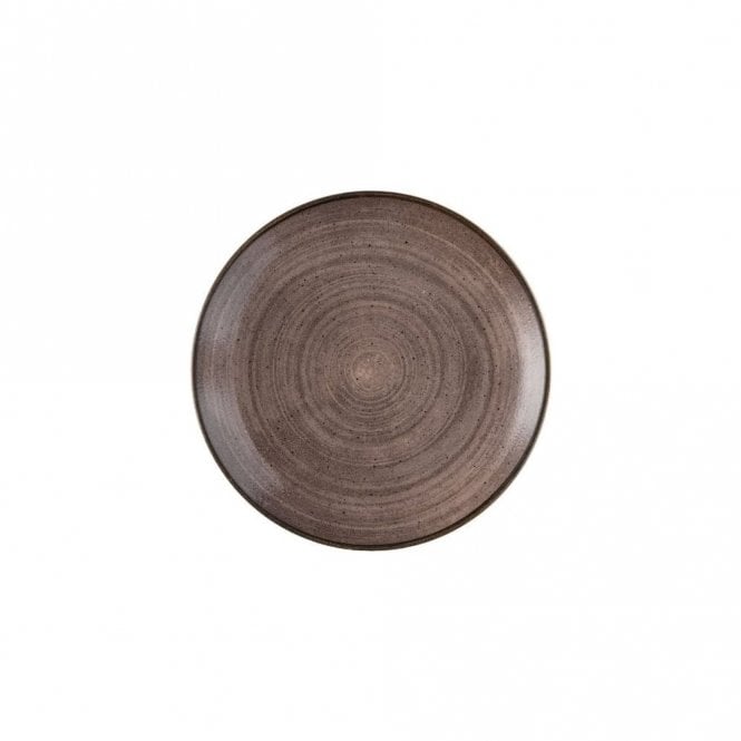 Churchill Stonecast Raw Brown Evolve Coupe Plate 11.25