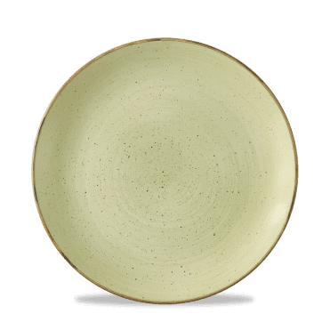 Stonecast Raw Green Evolve Coupe Plate 8.67" | Box of 12