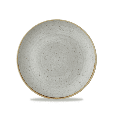 Stonecast Raw Grey Evolve Coupe Plate 11.25" | Box of 12