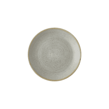 Stonecast Raw Grey Evolve Coupe Plate 6.5" | Box of 12