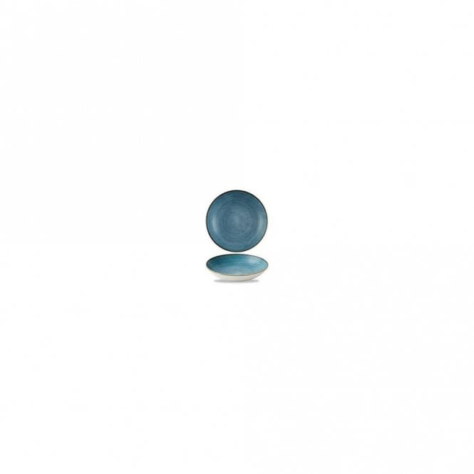 Churchill Stonecast Raw Teal Coupe Bowl 7.25