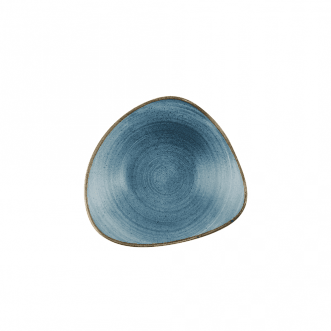 Churchill Stonecast Raw Teal Lotus Bowl 7