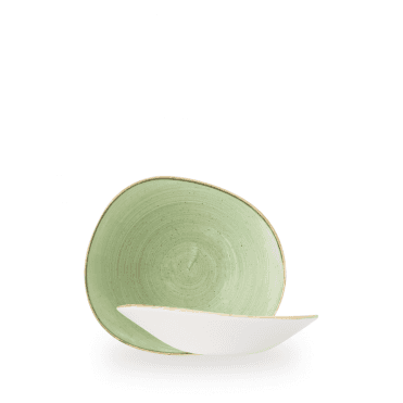 Stonecast Sage Green Opal Organic Bowl 20cm | Box of 12