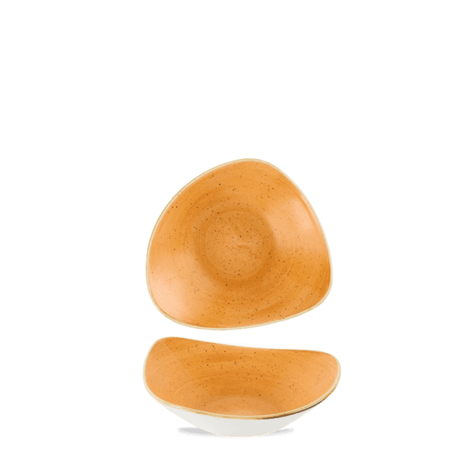 Churchill Stonecast Tangerine Lotus Bowl 6