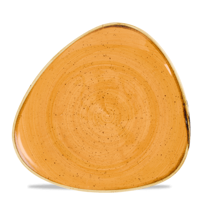 Churchill Stonecast Tangerine Lotus Plate 9 5/8