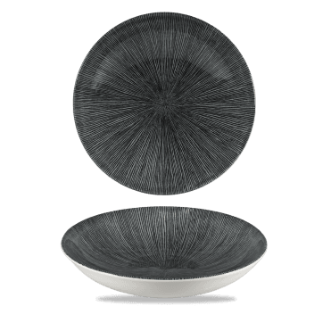 Studio Prints Agano Black Evolve Coupe Bowl 9.75" | Box of 12