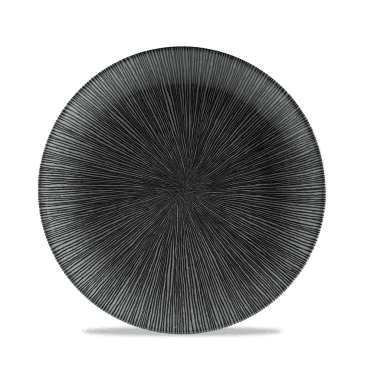 Studio Prints Agano Black Evolve Coupe Plate 8.67" | Box of 12