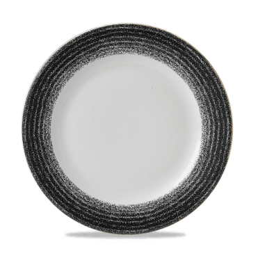 Studio Prints Charcoal Black Evolve Coupe Plate 10.25" | Box of 12