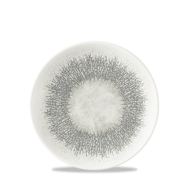 Studio Prints Fusion Grey Evolve Coupe Plate 6.5" | Box of 12
