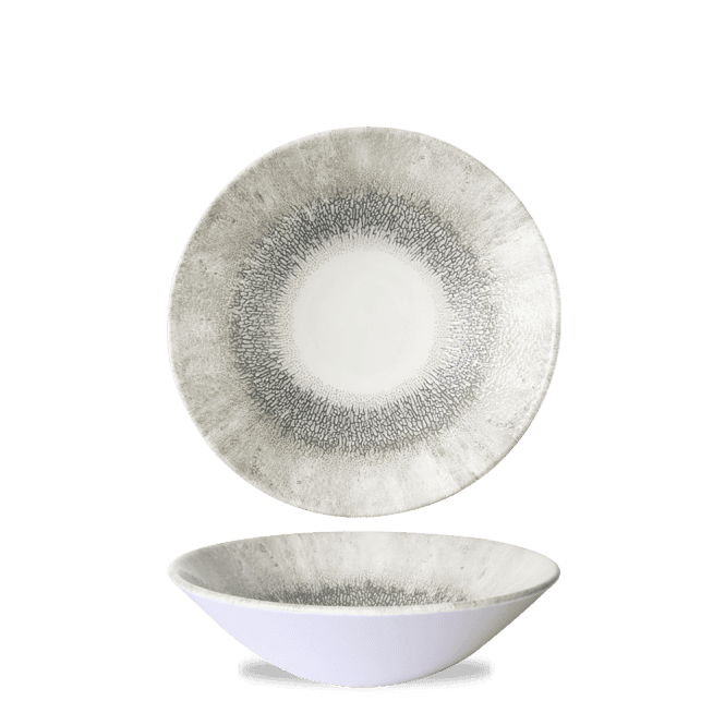 Churchill Studio Prints Fusion Grey Evolve Deep Coupe Bowl 7 1/2