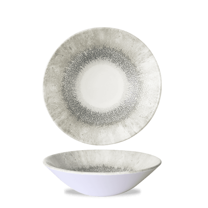 Churchill Studio Prints Fusion Grey Evolve Deep Coupe Bowl 8 2/3