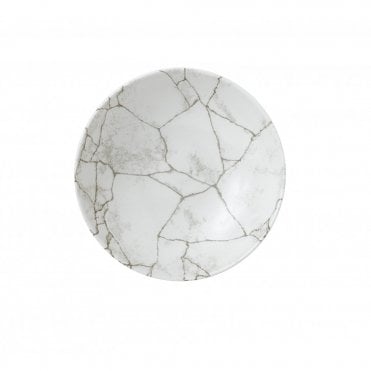Studio Prints Kintsugi Agate Grey Evolve Coupe Bowl 7.25" | Box of 12