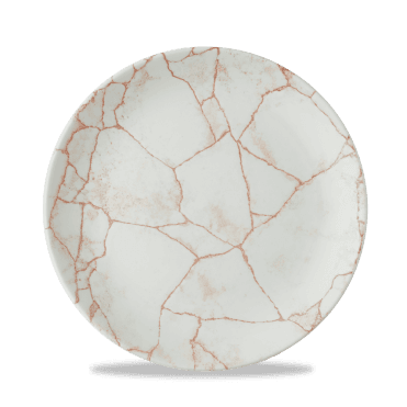 Studio Prints Kintsugi Coral Evolve Coupe Plate 8.67" | Box of 12