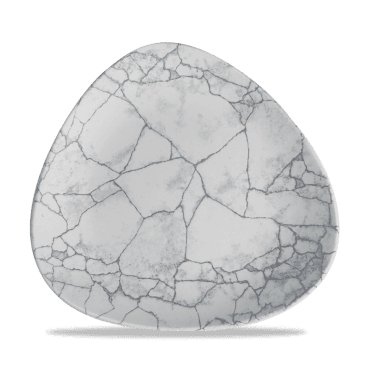 Studio Prints Kintsugi Pearl Grey Lotus Plate 9 5/8" | Box of 12