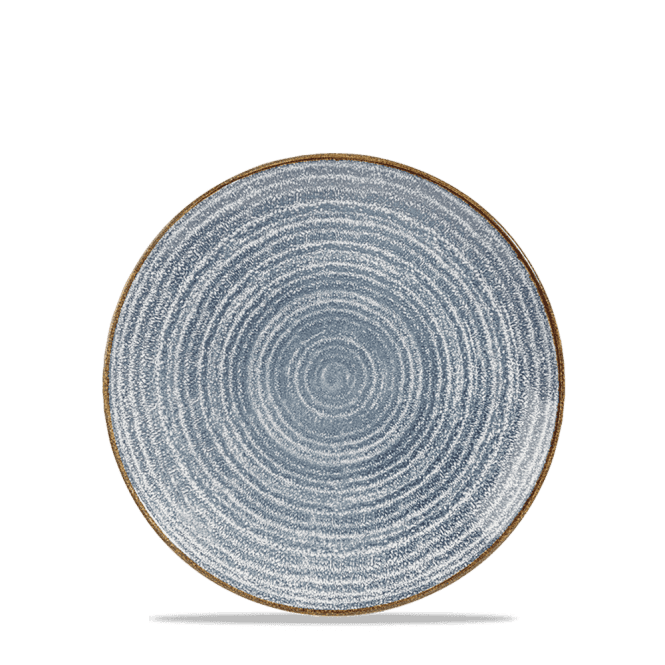 Churchill Studio Prints Slate Blue Evolve Coupe Plate 6.5