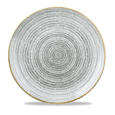 Studio Prints Stone Grey Evolve Coupe Plate 11.25" | Box of 12