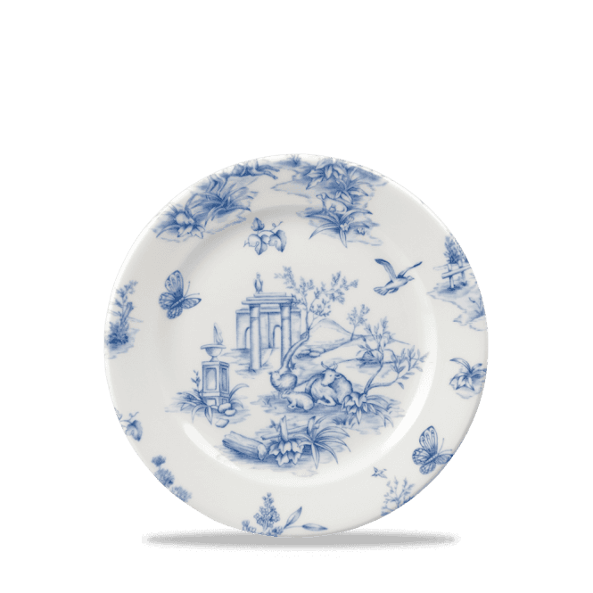 Churchill Toile Prague Profile Plate 6.5