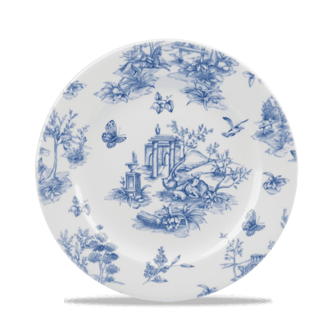 Churchill Toile Prague Profile Plate 8