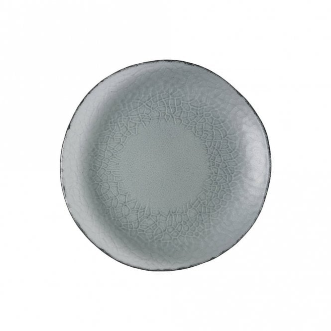 Churchill Viana Glass Dusk Organic Plate 11 5/8