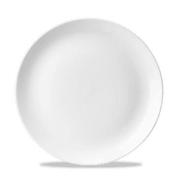White Evolve Coupe Plate 10.25" | Box of 12