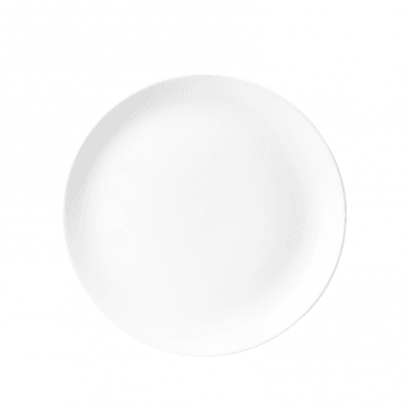 White Evolve Coupe Plate 10 5/8" | Box of 12
