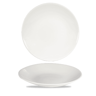 White Profile Deep Coupe Plate 10" | Box of 12