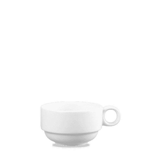 Churchill White Profile Stacking Cup 10oz | Box of 12