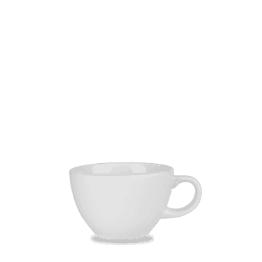 White Profile Teacup 12oz | Box of 12