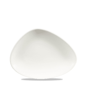 White Triangle Chefs Plate 7 3/4X5 3/4" | Box of 12